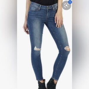Paige Verdugo ankle Nora destructed skinny jeans size 26